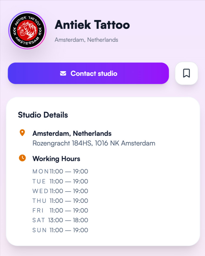 Studio preview